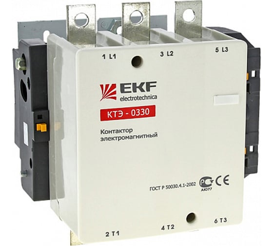 Изображение товара Контактор EKF КТЭ 150А, 380В, NO ctr-b-150-380