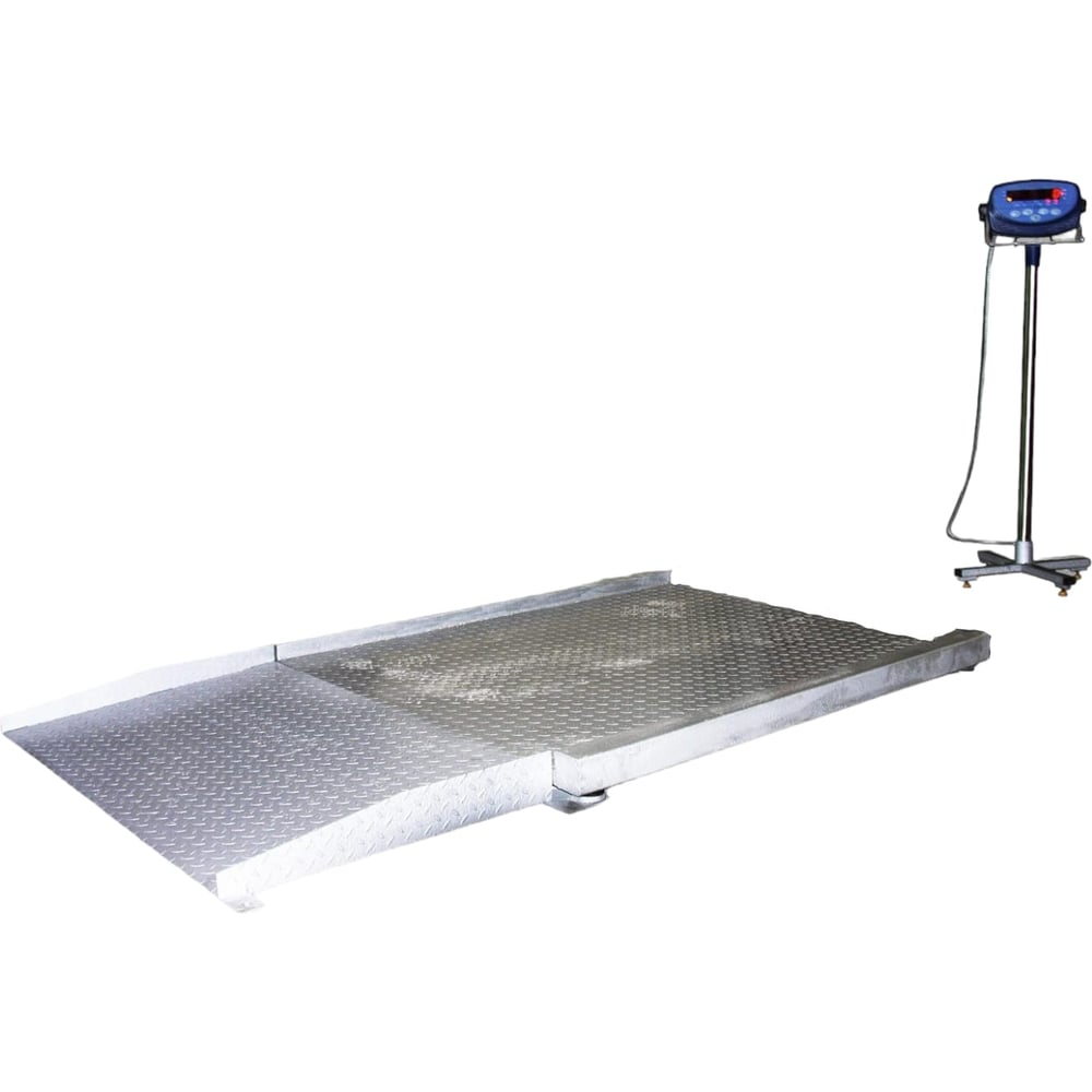 Изображение товара Низкопрофильные промышленные электронные весы с пандусом 1000 кг