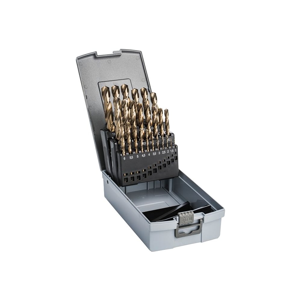 Изображение товара Набор сверл HSSCo5 1-13 мм 25 шт в футляре MTE