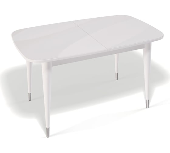 Изображение товара Стол KENNER K1250 белый/стекло белое сатин 326418