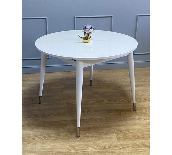 Изображение товара Стол KENNER K1000 белый/стекло белое глянец 325058