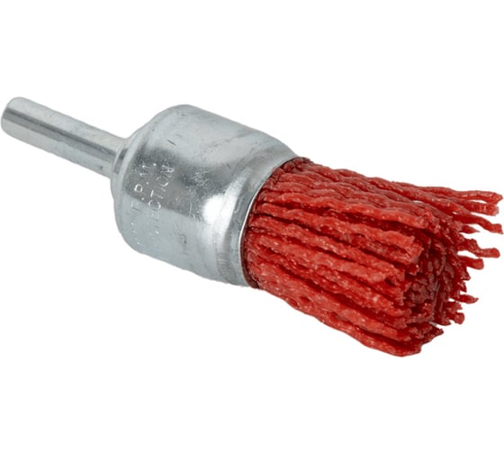 Изображение товара Щетка кистевая с хвостовиком 22 мм, нейлон красный 1.2 мм DeBever DB80170686