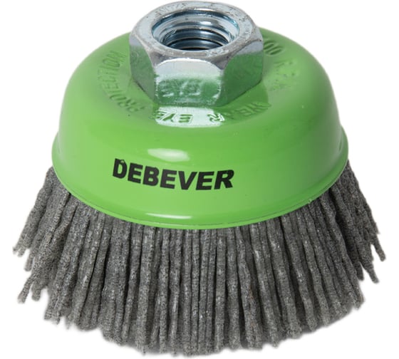 Изображение товара Щетка чашечная 65 мм, M14, нейлон 1.2 мм DeBever DB80170693