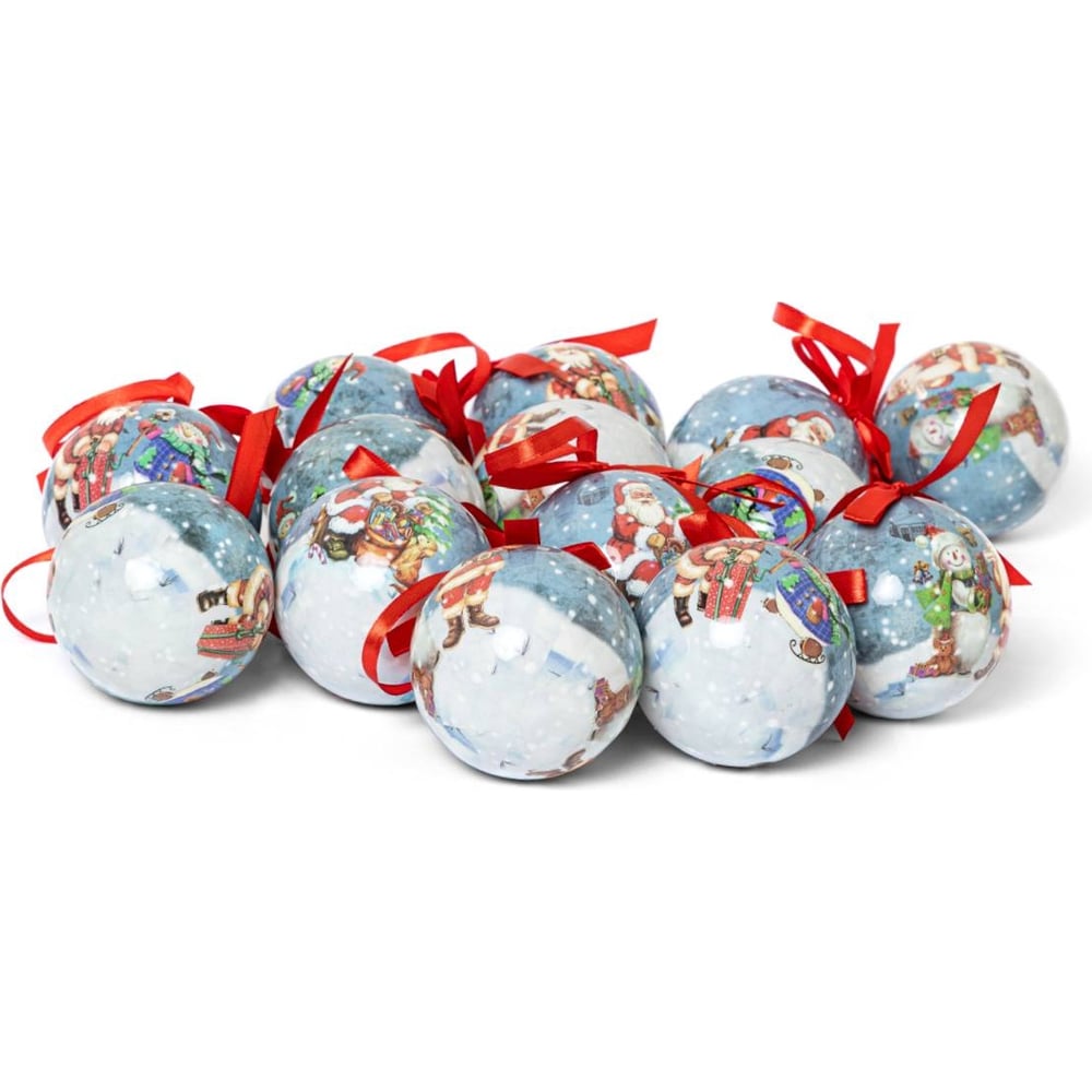 Изображение товара Набор елочных шаров Winter Glade из 14 шт. для Нового Года