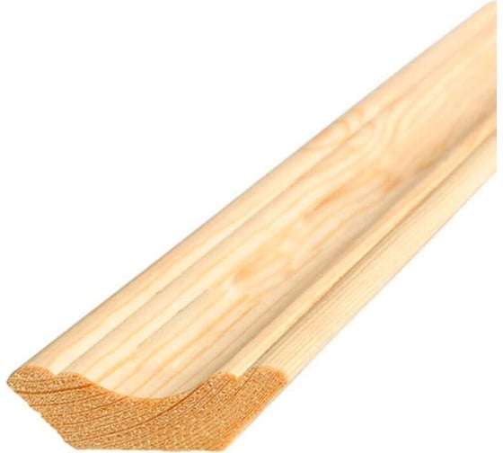 Изображение товара Плинтус ООО Сибирский лес 2500х43 мм, фигурный 4656760332002