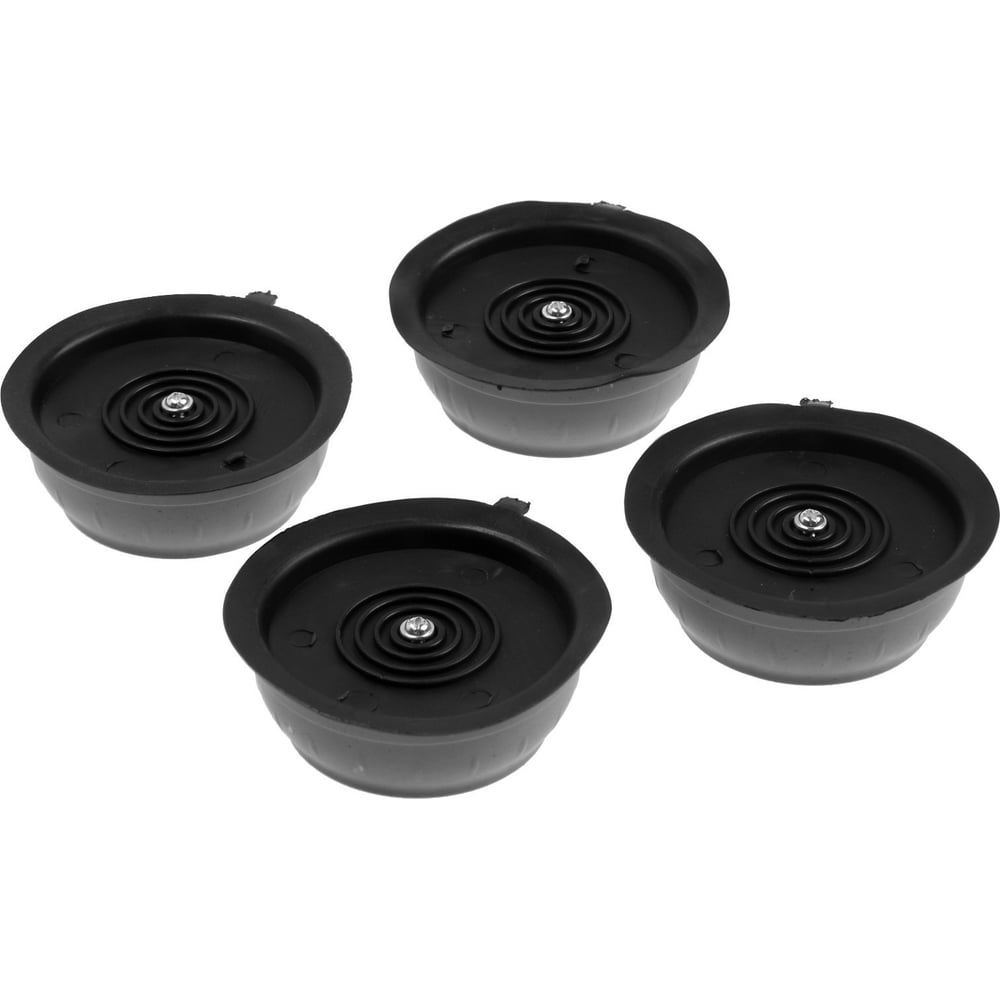 Изображение товара Демпферы ТУНДРА для стиральной машины и мебели, 4 шт., серые, d=40 мм