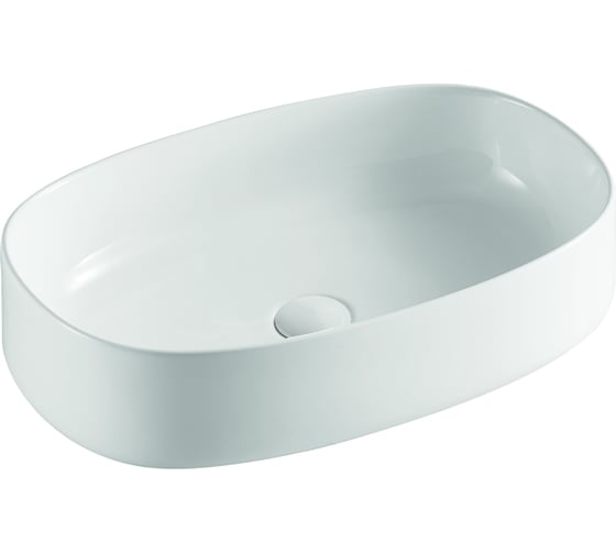 Изображение товара Накладная раковина ORANGE B07-540W санфарфор, белый глянец  X828596809