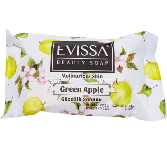 Изображение товара Туалетное мыло EVISSА флоупак, 85 гр. яблоко МЯ2731
