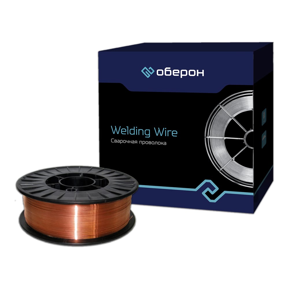Изображение товара Сварочная проволока ER70S-6 1.2 мм 5 кг Оберон для газовой сварки