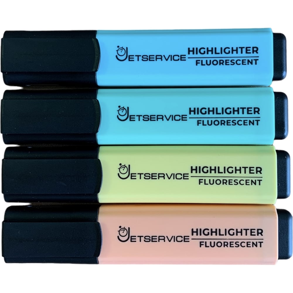Изображение товара Набор текстовыделителей Jetservice Pastel Fluores 4 цвета JS-345/4