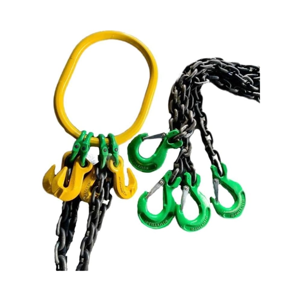 Изображение товара Четырехветвевой цепной строп ТРАСТ 6,7 тн, 5000 мм, 8 класс