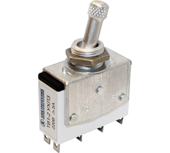 Изображение товара Тумблер Электротехник Тв1-2 ухл3, 220в, 5а, 2з и 2р, ip40 ET001965