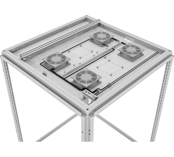 Изображение товара Вентиляторная двухсекционная панель УЗОЛА RS52 80.80 4 вентилятора, терморегулятор UR7712408080