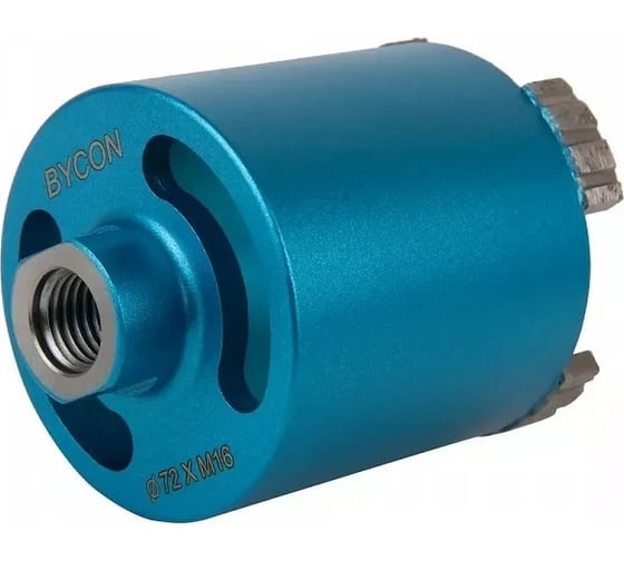 Изображение товара Коронка алмазная для подрозетников 72 мм, с верхним охлаждением, микроудар BYCON DM2010072D