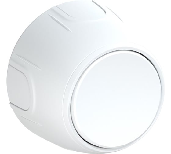 Изображение товара Накладной наружный одинарный выключатель OneKeyElectro Rotondo, цвет белый. 7700846