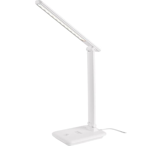 Изображение товара Светодиодный настольный светильник General Lighting Systems 12Вт, 550лм, 3000-6000К, белый свет, сенсорное включение, белый GLTL-042 800042