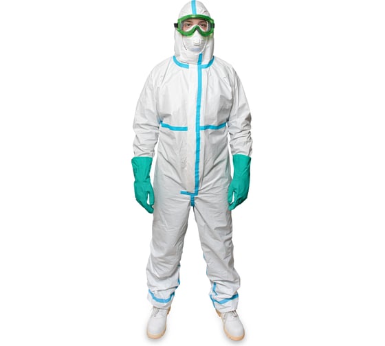 Изображение товара Комбинезон химзащиты с проклейкой швов Фабрика Вега Спец vega ultra размер 52-54 1671244