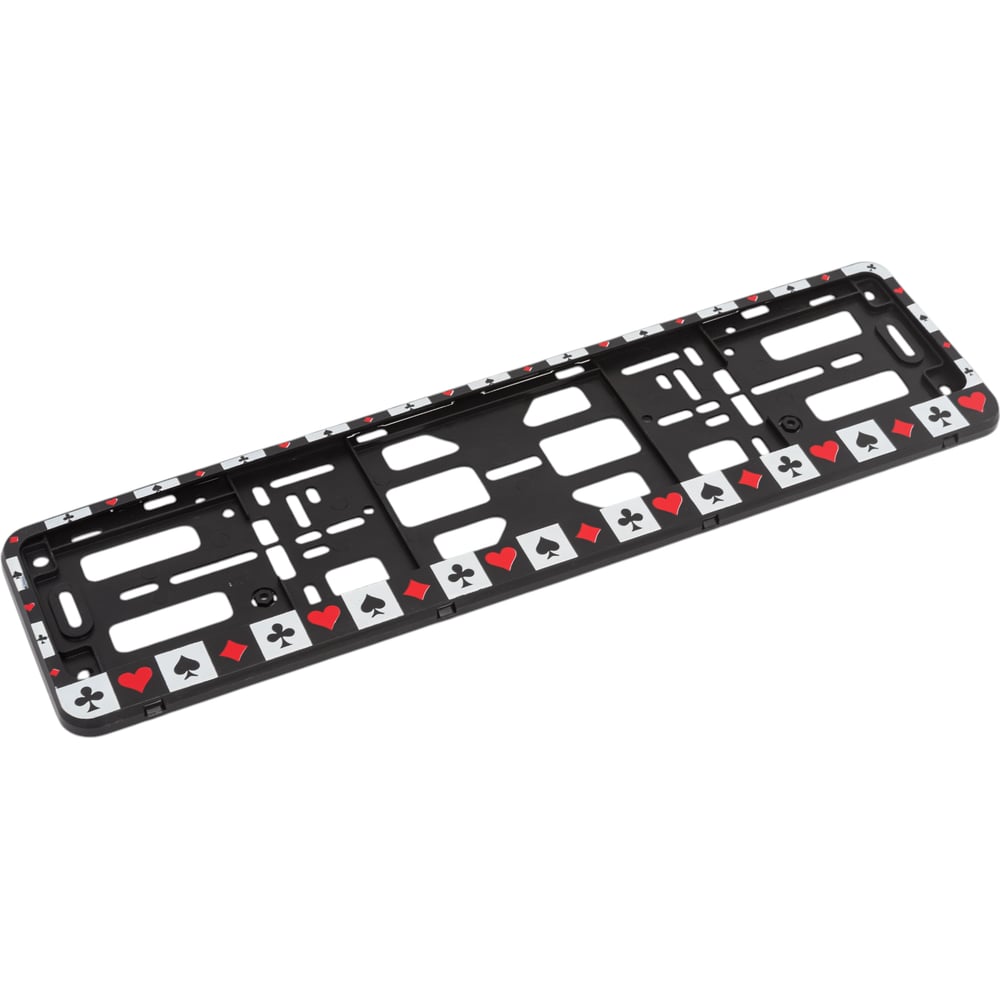 Изображение товара Рамка-книжка АЕР черная для заднего номера авто