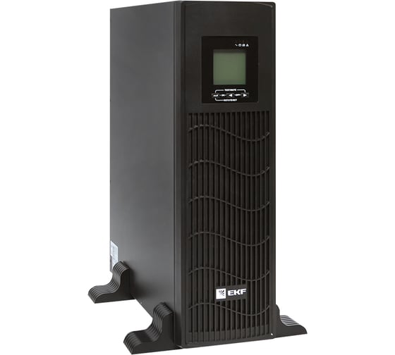 Изображение товара Источник бесперебойного питания EKF Линейно-интерактивный E-Power PSW 600 1000 ВА PROxima, для монтажа в стойку, c АКБ 2x12В_9 Ач PSW-615-RTB