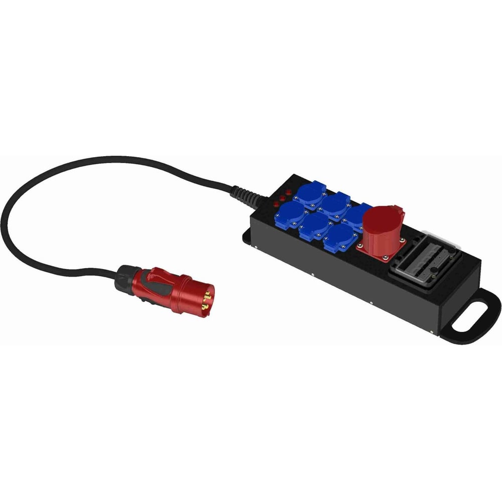 Изображение товара Распределительное устройство ALPENBOX РУСп 1040127 с 7 розетками и заземлением