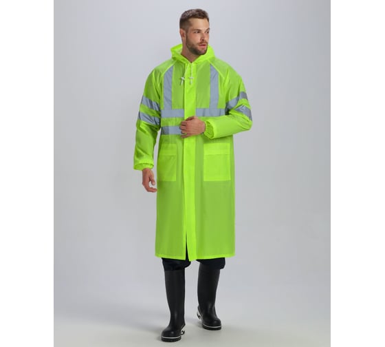 Изображение товара Влагозащитный сигнальный плащ Факел ProfLine Specialist СОП, желтый, размер 60-62 87489349.005