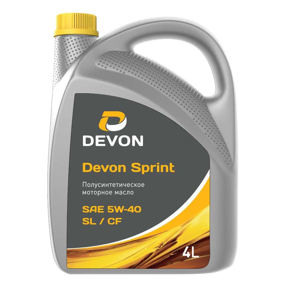 Изображение товара Моторное масло Devon SPRINT SAE 5W-40 4 л полусинтетика API SL/CF