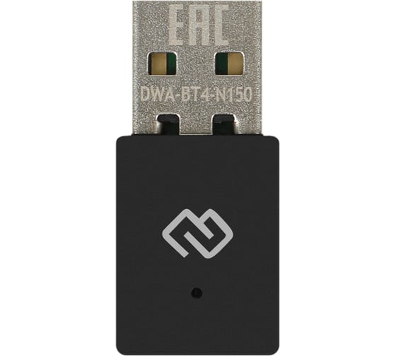 Изображение товара Сетевой адаптер DIGMA Wi-Fi + Bluetooth DWA-BT4-N150 N150 USB 2.0 (ант.внутр.) 1ант. (упак.:1шт) 1725704