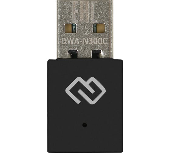 Изображение товара Сетевой адаптер DIGMA Wi-Fi DWA-N300C N300 USB 2.0 (ант.внутр.) 1ант. (упак.:1шт) 1725703