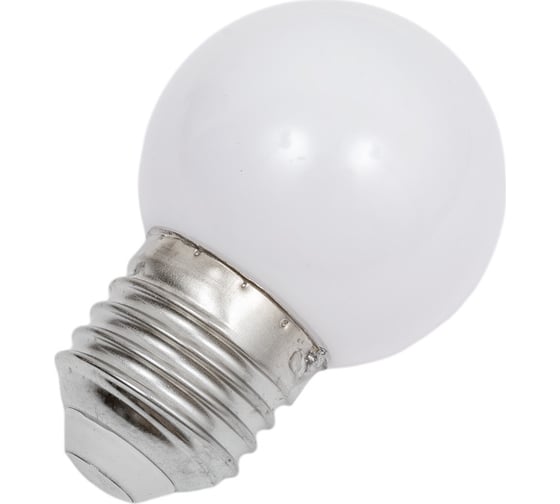 Изображение товара Лампа для Белт-лайта TEAMPROF Е27, 2 Вт, d=45 мм, ТЕПЛАЯ БЕЛАЯ TPF-B-E27-G45-2W-WW