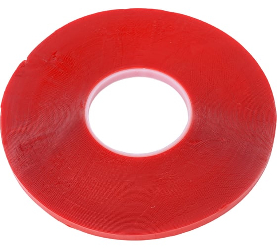 Изображение товара Акриловая двухсторонняя лента Акрилком М113 прозрачная, 0.8 мм, 9 мм, 33 метра М113 9мм 33м