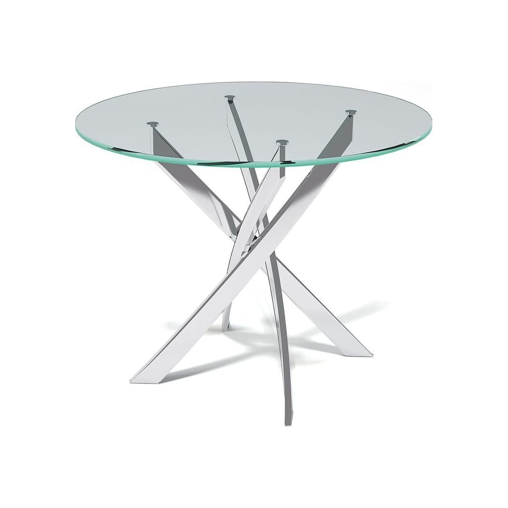 Изображение товара Стол KENNER R1000 с прозрачной стеклянной столешницей