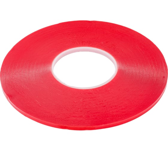 Изображение товара Акриловая двухсторонняя лента Акрилком М113 прозрачная, 0.8 мм, 6 мм, 33 метра М113 6мм 33м