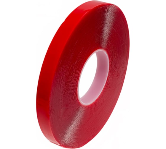 Изображение товара Акриловая двухсторонняя лента Акрилком М113 прозрачная, 0.8 мм, 20 мм, 33 метра М113 20мм 33м