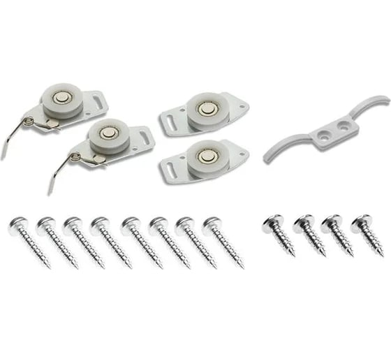 Изображение товара Комплект роликов GTV MITO PLUS 2 верхних, 2 нижних ролика с шарикоподшипниками A-MITO-PLUS