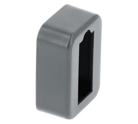 Изображение товара Крепление для прямоугольной штанги с заглушкой GTV графит WG-RDRP-60