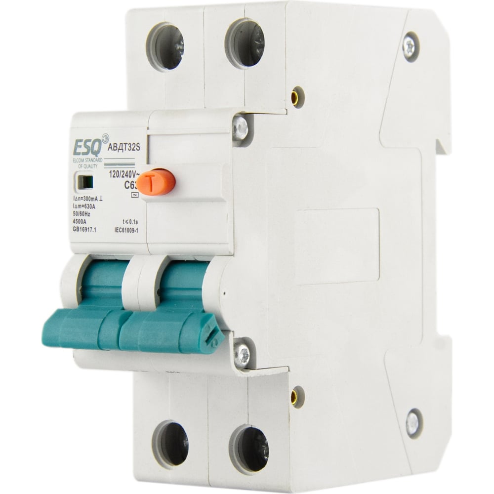 Автоматический выключатель ESQ электромеханический дифференциальный автоматический выключатель ekf