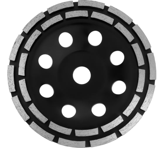 Изображение товара Чашка алмазная зачистная PRO повышенный ресурс, двухрядная, 180 мм ТУНДРА 5089937