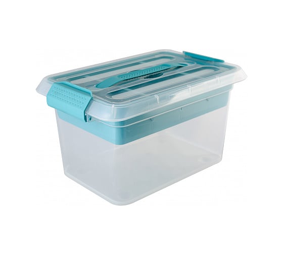 Изображение товара Контейнер для хранения Полимербыт SMARTBOX с вкладышем, 10 л 434860100