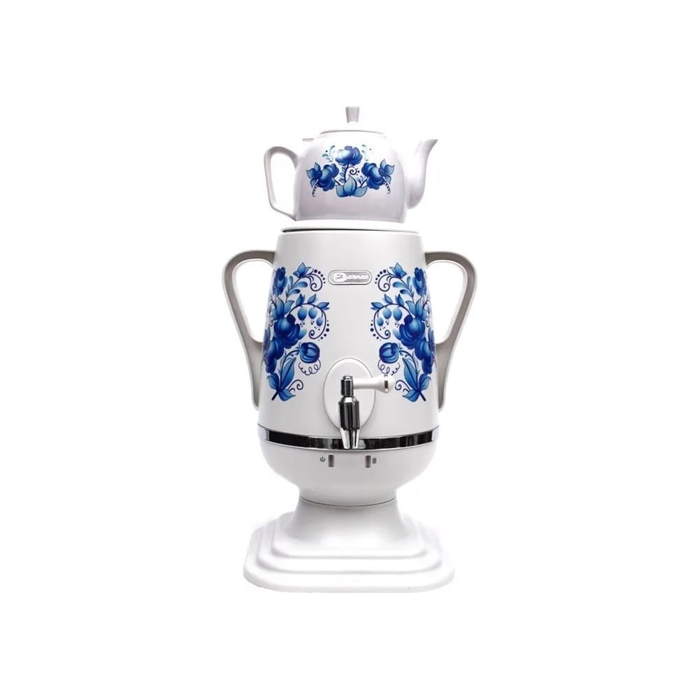 Изображение товара Электрический самовар Добрыня DO-421 на 4 литра из нержавеющей стали