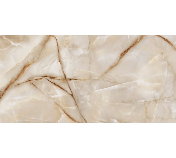 Изображение товара Керамогранит LCM Onyx royal latte полированный, 600x1200x8 мм, 2 шт. в упаковке 60120ORO11P