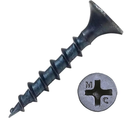 Изображение товара Саморез для крепления ГКЛ к дереву МЕТАЛЛСЕРВИС 4,2x75/76 мм, 400 шт. мс 1255566