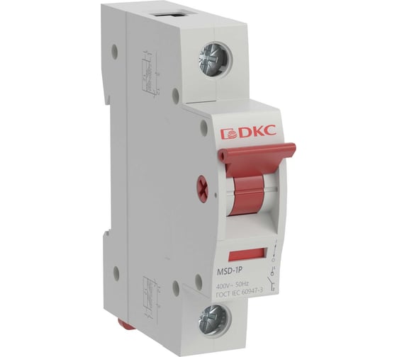 Изображение товара Модульный выключатель нагрузки DKC yon msd 1p 40a MSD-1P40