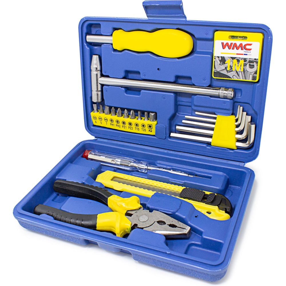 Изображение товара Набор инструмента WMC TOOLS 21 предмет WMC-1021 для дома и ремонта