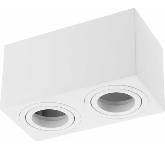 Изображение товара Потолочный светильник GTV aveiro duo, алюминий, 160x80x85мм, квадратный, белый OS-AV80160KW2-10