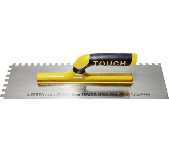 Изображение товара Зубчатая гладилка Serfa с пластмассовой ручкой, 40 см, 8x8 мм 197