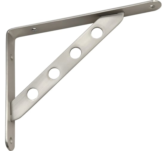 Изображение товара Полкодержатель GTV стальной, с отверстиями, инокс WB-073024-06