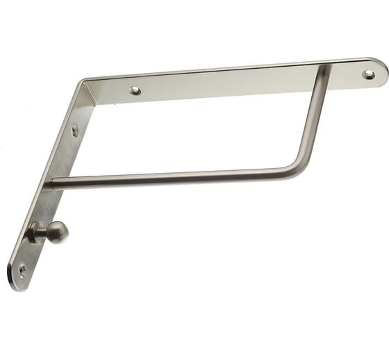 Изображение товара Полкодержатель GTV стальной, c вешалкой, инокс WB-073026-06