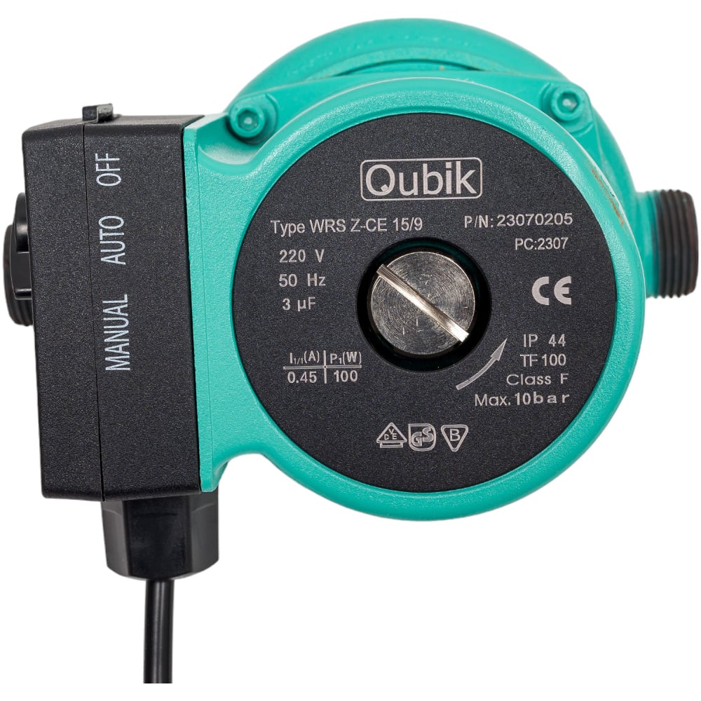 Изображение товара Насос для повышения давления Qubik WRS-Z-CE 15/9 31123 для ГВС и отопления