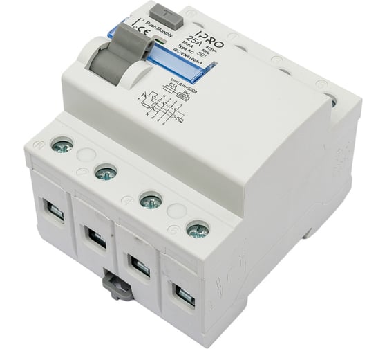 Изображение товара Узо IPRO 25а 30ма 4п 13451