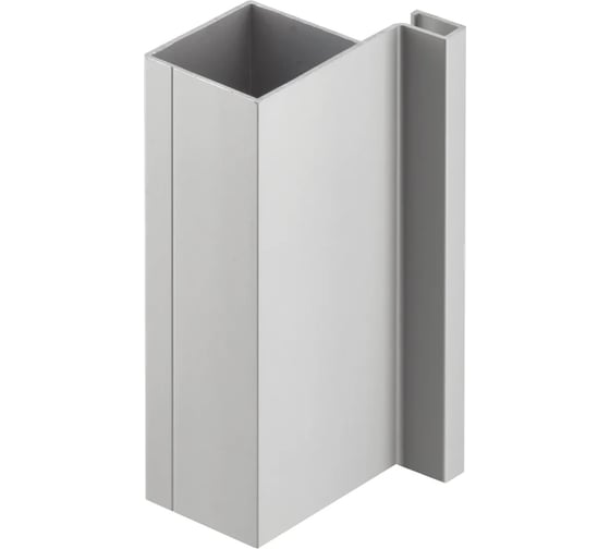 Изображение товара Вертикальный оконечный профиль GTV VELLO тип J, алюминий, 3 м PA-VELLO-TJ3M-05